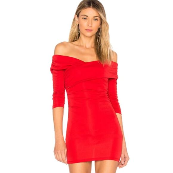 MAJORELLE Cypress Dress in Red NWOT Size Small - Picture 1 of 3